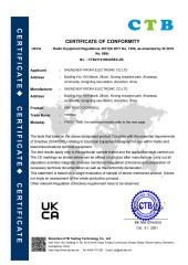 UKCA certificate from Guangdong Yiroka Technology Co., Ltd