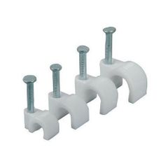 Plastic White Harmony Wire Clips, Packaging Size: 100 pieces/packet, Clip Size: 4 mm 25 mm - A.S.Polymers