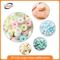 Zp-21d High Speed Rotary Pharmaceutical Pill Makercandy Tablet Machine Milk Tablet Press Machine - Image 3