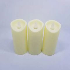 Plastic Home Bar Decorative Smokeless Simulation Swing 3D Real Flameless LED Candles - Image 2