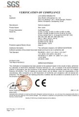 LVD certificate from Islow Electric (Zhongshan) Co., Ltd