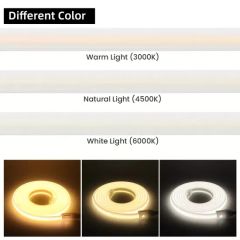 COB 288LEDs/M Strip Neon Rope Lights Waterproof AC220V~240V Flex LED Light Bar - Image 1