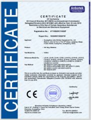 certificate of conformity certificate from Guangzhou Lida Kitchen Equipment Co., Ltd.