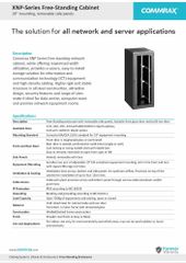 Mild Steel COMMRAX SERVER RACK Shielding UTP Frequency 250MHz Length 305 meter Patch Panel Cat 6 Material Mild Steel No. of Pairs 4 - Image 2