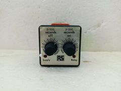 Rs 349-917 Cyclic Timer Relay Make: Rs Made: U.K. Origin U.k. Time: 5-200s Type: 349-917 Supply: 240vac Manufacturer Rs Availability In - Image 1