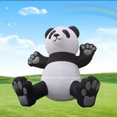 Hot Sale Advertising Giant Inflatable Panda Cartoon Type Panda Height >5m Size 6 M Tall Standard EN71 Material Nylon HS Code 40169500 - Image 1