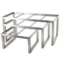 Customised High-End Precision Sheet Metal Processing Stainless Steel Table Leg Frame / Laser Cutting and Welding Metal Forming - Image 4