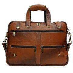 Genuine Leather Laptop Office Bags - Image 4