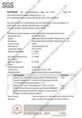 test certificate from Yiwu Mingyuan Stationery Products Co., Ltd.