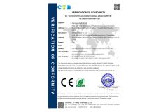 P Series Borescope CE Certificate certificate from Shenzhen Vsndt Co., Ltd.