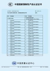 CCC certificate from Foshan Rays Lighting Technology Co., Ltd