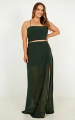 Latest Special Design Backless Cross Suit Dress Style Sexy Origin China Trademark N/A Season Summer Occasion Beach Pattern Emerald - Image 3