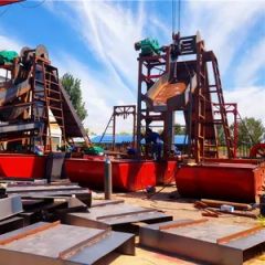 Alluvial Processing Ship High Efficiency Recovery Hydraulic Gold Boat Dredge - Image 1