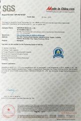 Audited by SGS certificate from Quanzhou Hengshunfa Travel&Bags Co., Ltd.