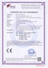 CE for air cooled water chiller certificate of Jinan Amrta Air Conditioning Co., Ltd. – certificate photo, supplier certificates section