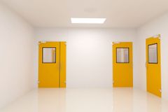 Clean Room Doors Service Door Width 900 Mm Door Height 2100 Mm Door Thickness 50 Mm Threshold Included Yes Finish Matching Wall - Image 1