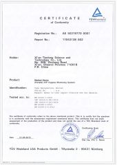 CE for Biolum certificate from Xi'an Tianlong Science and Technology Co., Ltd.