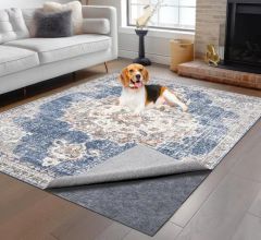 Premium Anti-Slip Polyester Rug Pads with PVC Dots Backing - Image 1
