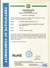ROHS certificate from Rite Machinery & Electrical Co., Ltd.