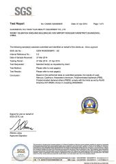 Tattoo needle SGS certificate from Guangzhou Xiufangyuan Beauty Equipment Co., Ltd.