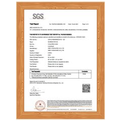 SGS certificate of Zibo Vanguard Co.,Ltd – certificate photo, supplier certificates section
