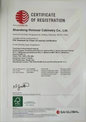 Qualifications and certificates certificate of Honsoar New Building Material Co., Ltd. – certificate photo, supplier certificates section