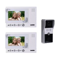 Real-Time Video Intercom 4 Wired CVBS 2-Way Video Intercom System Card Unlock Waterproof Intercom Video Phone - Image 1
