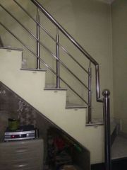Silver Stainless Steel Modular Glass Railing, Material Grade: 304 - Image 7