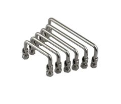 Folding Pull Handle for Furniture Stainless Steel Tool Box Type Latch Material Steel Model NO. WD1603 HS Code 8481804090 - Image 6