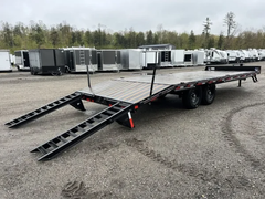 2024 Diamond C 8.5×24 15K Powder Coated Deckover Equipment Trailer - Image 3