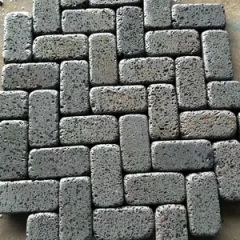 Honed/Rough Honed Dark Grey/Black Basalt/Andesite /Volcanic Lava Stone for Paving Tiles/Flagstone/Balls/Split Paver/Chiseled Wall Cladding Tiles/Tumbled Cobbles - Image 6