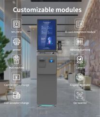 Hotel Self Service Kiosk Cash Payment Machine Self Service Kiosk with Cash Handling - Image 2