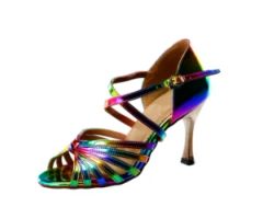 New Latin Dance Shoes Origin China Specification 1 Season All Days Trademark no Logo Model NO. DL00166 HS Code - Image 1
