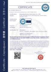 CE certificate from Shanghai Rocky Machinery Co., Ltd.