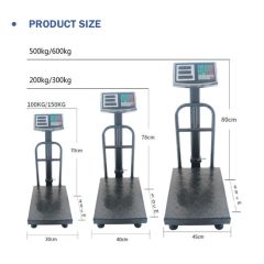 500kg Digital Counting Platform Bench Scale Electronic Weight Scale - Image 2