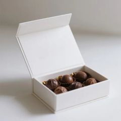 Recycled Cardboard Logo Custom Chocolate Gift Packaging Boxes for Party Favors - Image 6