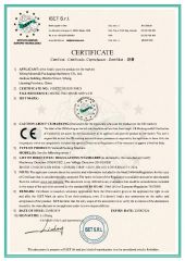 CE certificate from Xifeng Moontalk Packaging Machinery Co., Ltd