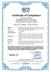 TPU_Filaments_ROHS_Certificate certificate of Xiaohoo Intelligent Technology Co., Ltd. – certificate photo, supplier certificates section