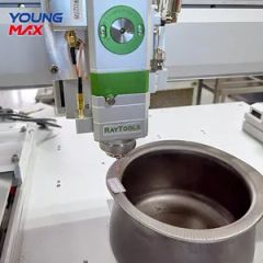 Youngmax Pressure Cooker Laser Engraving Machine Feature 3D Trademark OEM Model NO. YM-LC Weight (Kg) 300 Kg HS Code 8456110090 - Image 2