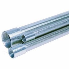20 mm Gi Conduit Pipe Color Gray Size 20 mm Type Medium (MMS) Quality Good Quality Application Water Supply Usage/Application - Image 1
