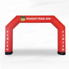 Personalized Orange Pink Balloon Arch Outside Lighted Outdoor Inflatable Arch - Dongguan Xc Outdoor Products Co., Ltd.