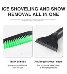 Automotive Ice Scraper with Snow Brush for Car - Image 2