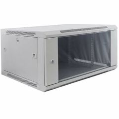 Plain Stainless Steel Gray 6U Server Rack Color Gray Design Type Plain Material Stainless Steel Usage/Application Server - Image 1