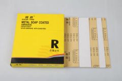 230*280mm White Stearated Aluminum Oixde Abrasive Paper with Yellow Latex Backing - Foshan Gangying Abrasives Co., Ltd.
