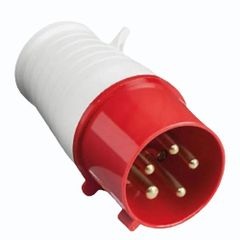Industrial Socket Plug Voltage 220 V Diameter 50mm IP Rating IP 65 Material Plastic Color White and Red Mounting Type Wall - Image 2