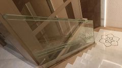 Balcony Glass Railing, Material: Mild Steel Color Silver Height 3 Feet Position Stairs I Deal In New Only Glass Color - Image 11