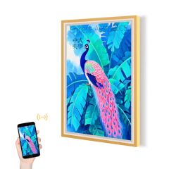 Bright 500 Nits Digital Photo Frame for Industry and Art ROM 2g RAM 32g Type IPS Origin China Shape Square Material - Image 5