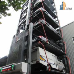 Contemporary Vertical Rotary Parking System with Nine Levels and Digital Management for Sedan Lots - Image 3