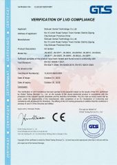 CE LVD certificate from Sichuan Genial Technology Co., Ltd.