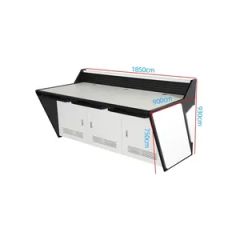Galvanized Sheet Material Software Updates Steel Ergonomic Control Room Console - Image 1